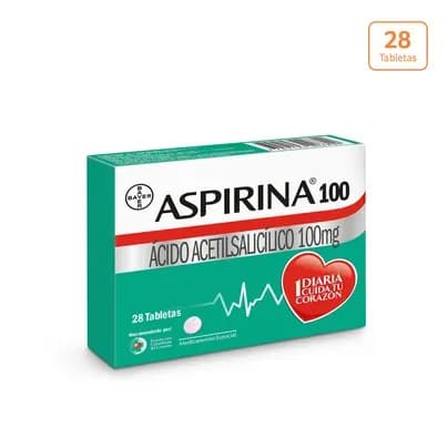 Aspirina 100 x 28 Tabletas