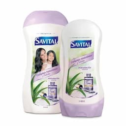 Shampoo Savital hialurónico x 510ml + Acondicionador x 490ml -0