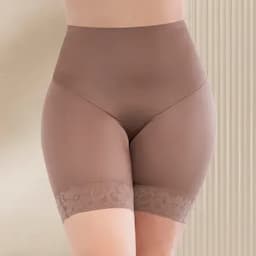 Fájate Short tiro alto y control alto cocoa XL-0