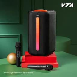 Parlante recargable digital con micrófonos VTA -0