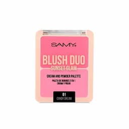 Rubor Facial 2 en 1 Samy Sunset glam #1 x 7.4g-0