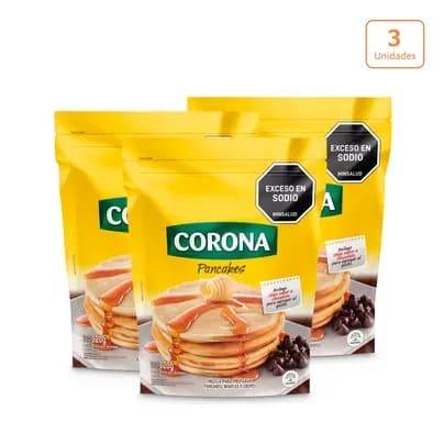 Mezcla lista para pancakes Corona x 320g c/u