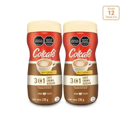 Colcafé 3 en 1 x 230g c/u