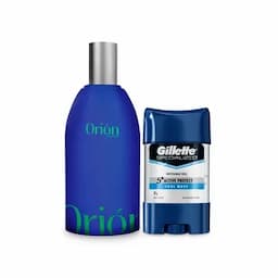Combo Fragancia Orión Zinergy x 90ml + Desodorante antitranspirante en gel Gillette Cool Wave x-0