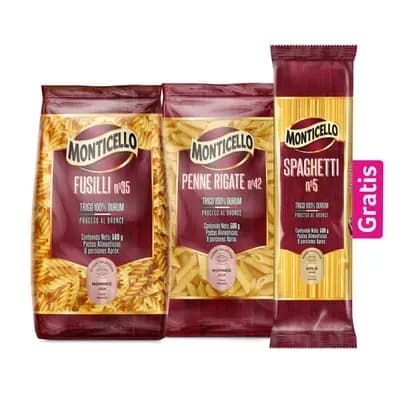 Combo: 3 Pastas Monticello