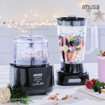 Procesador de alimentos 2 en 1 Imusa