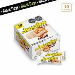 Chocolatina Jumbo Flow Blanca Mini x 10 unds x 18g c/u-0