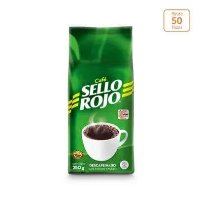 Café Sello Rojo Descafeinado x 250g