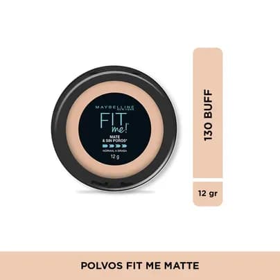 Polvo Maybelline Fit me Tono Buff Beige 130 x 12g