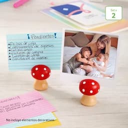 Set x 2 Soporte para notas Hongo-0