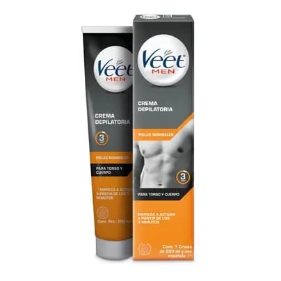 Crema Depilatoria Veet® para hombre x 200ml
