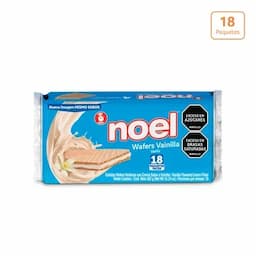 Galletas Wafers Noel Vainilla x 432g x 18 Paquetes-0
