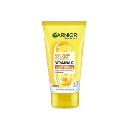 Gel Facial Limpiador Garnier Express Aclara Vitamina C x 150g