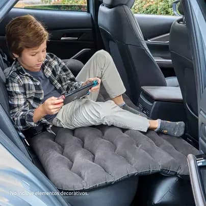 Colchon Inflable para carro negro