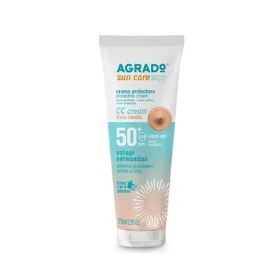 Crema Protectora Facial Agrado SPF50 x 75ml