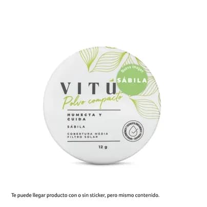 Polvo Vitú Sábila Tono 1 Macadamia x 12g
