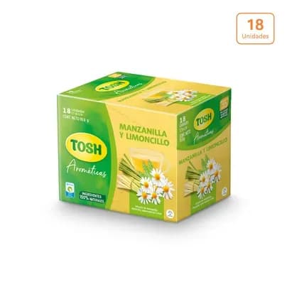 Aromática Tosh Manzanilla y Limoncillo x19.8g x18 sobres