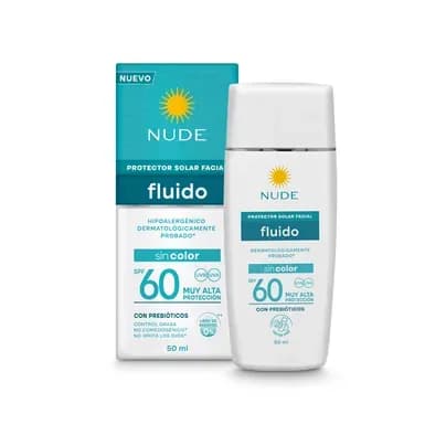 Protector Solar Facial Nude Fluído SPF60+  x 50ml