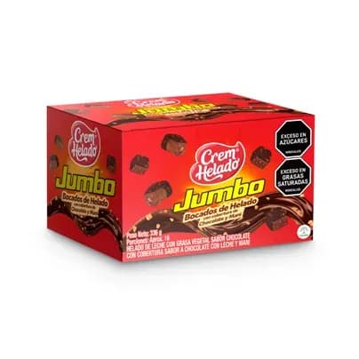 Bocados de helado Cremhelado Jumbo 336g	
