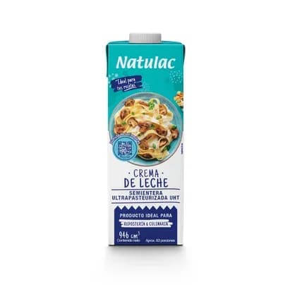 Crema de leche Natulac x 946cm3