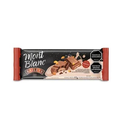 Chocolatina Montblanc Baileys Nueces Selectas x 60g