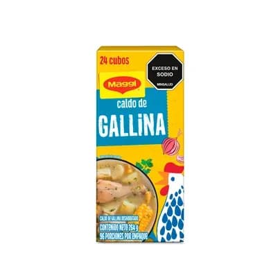 Caldo de gallina Maggi x 24 cubos x 264g 