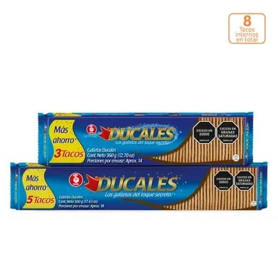 Combo Ducales x 8 Tacos internos