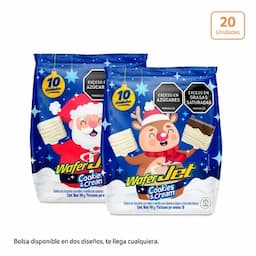 Bolsa Wafer Jet Cuadritos Cookies & Cream x 140g x 2 unidades-0