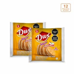 Galletas Dux Rellenas Queso Blanco x 216g x 6 Paquetes c/u-0