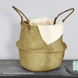 Canasta en fibra Natural-0