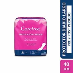 Protectores Carefree Protección Largos x 40 unds-0