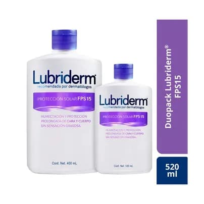 Crema Corporal Lubriderm Protección UV x 400ml + 120ml