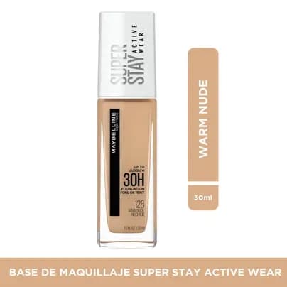 N/A Base Maybelline Super Stay 24 Tono 128 Warm Nude x 30ml
