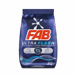 Detergente en polvo Fab Ultra Flash floral x 2Kg-0