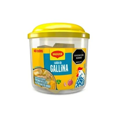 Caldo de gallina Maggi x 48 cubos x 528g
