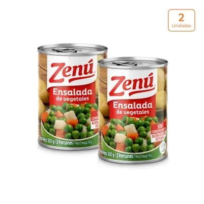 Ensalada de vegetales Zenú x 300g c/u