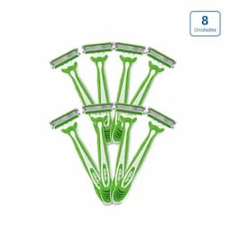 Maquina de afeitar Gillette Prestobarba 3 Sensitive x 8 unds-0