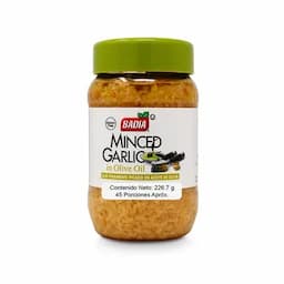 Ajo finamente picado en aceite de oliva Badia x 226.7g-0