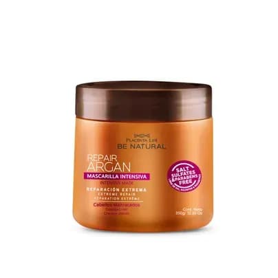 Mascarilla Capilar Be Natural Argán Reparador x 350g
