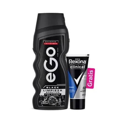 Shampoo Ego Black Limpieza x 400ml