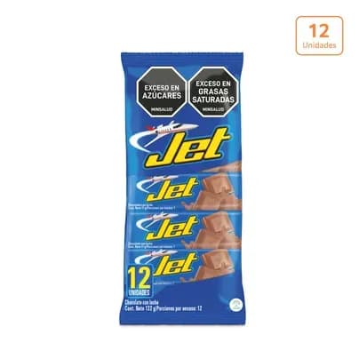 Jet Leche x12 unds x11gr c/u
