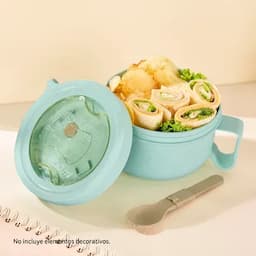 Portacomidas con cubierto-0