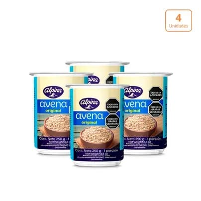 Avena Alpina x 4 unds x 250g c/u