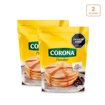 Mezcla lista para pancakes Corona x 320g c/u