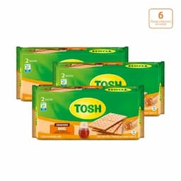 Galletas Tosh Miel x 418g x 2 Tacos internos c/u-0