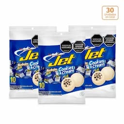 Jet Burbujas Cookies & Cream x 10 unds x 11.5g c/u-0