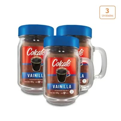 Colcafé Vainilla Jarro x 120g c/u
