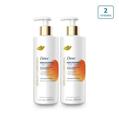 Crema Corporal Dove Tono Uniforme Niacinamida x2 x400ml