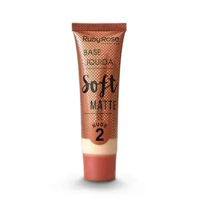 Base Líquida Soft Matte Ruby Rose Tono Nude 2 x 29ml