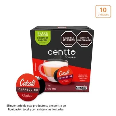 Cápsulas Centto Cappuccino Clásico x10 unds x11,5g c/u